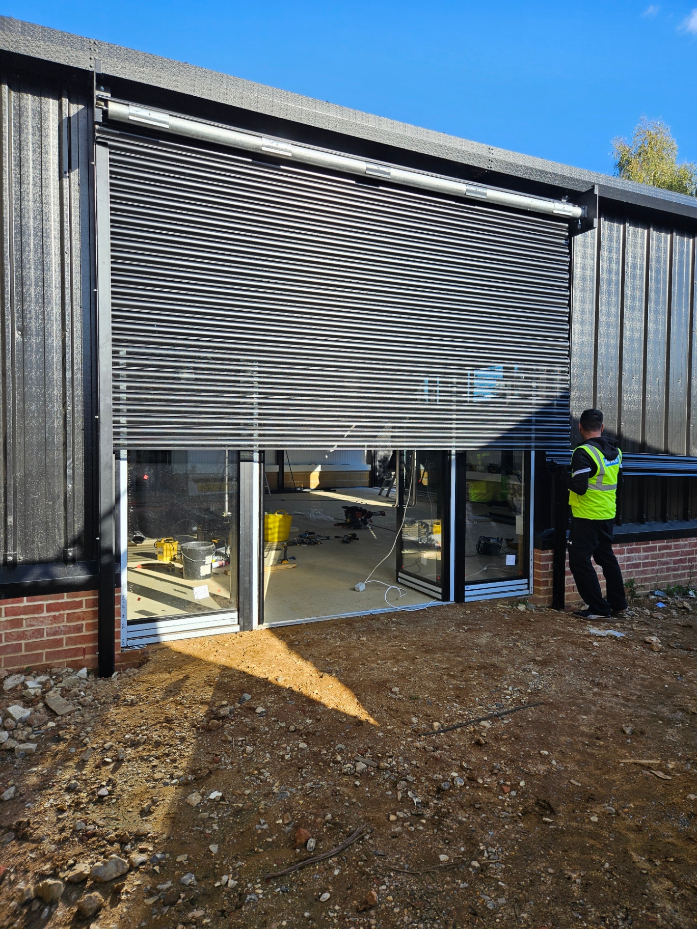 Commercial aluminium shopfront installation – Prestige Aluminium Systems