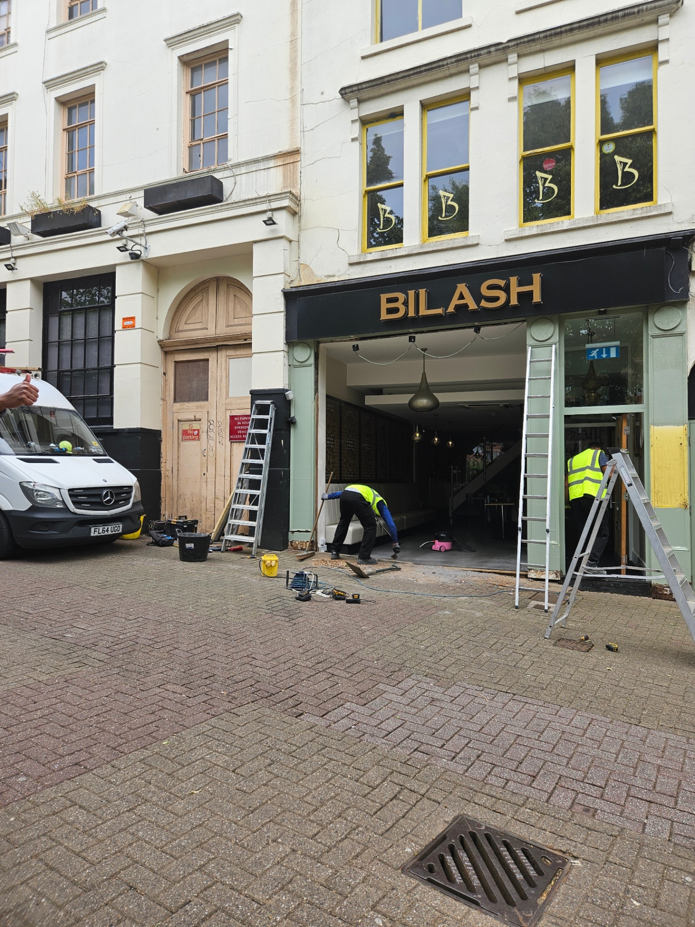 Bilash Wolverhampton — aluminium shopfront and entrance installation – Prestige Aluminium Systems