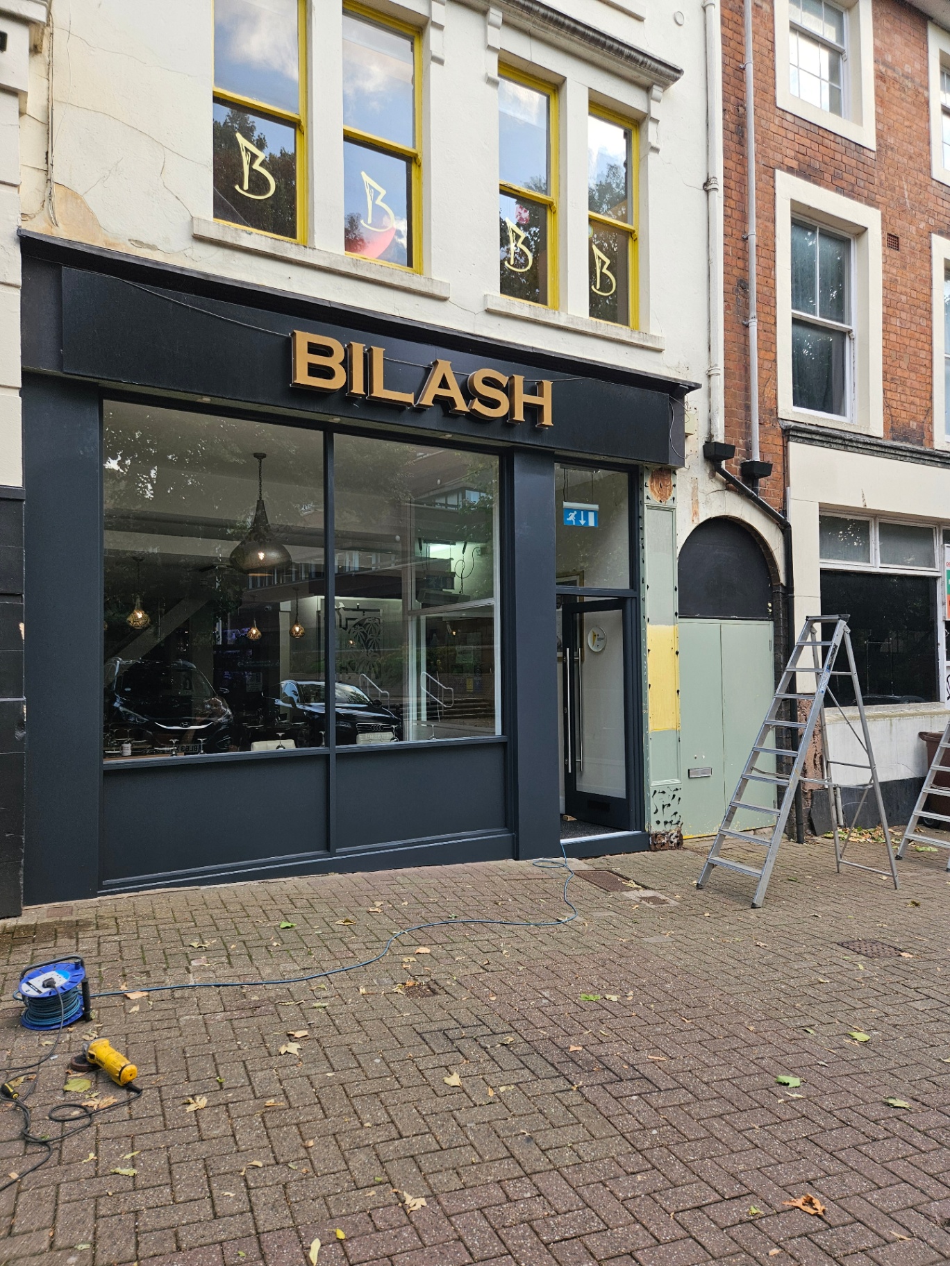 Bilash Wolverhampton — aluminium shopfront and entrance installation – Prestige Aluminium Systems
