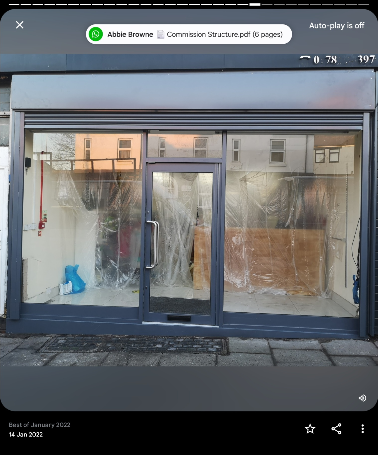 Grey aluminium shopfront and door installation – Prestige Aluminium Systems