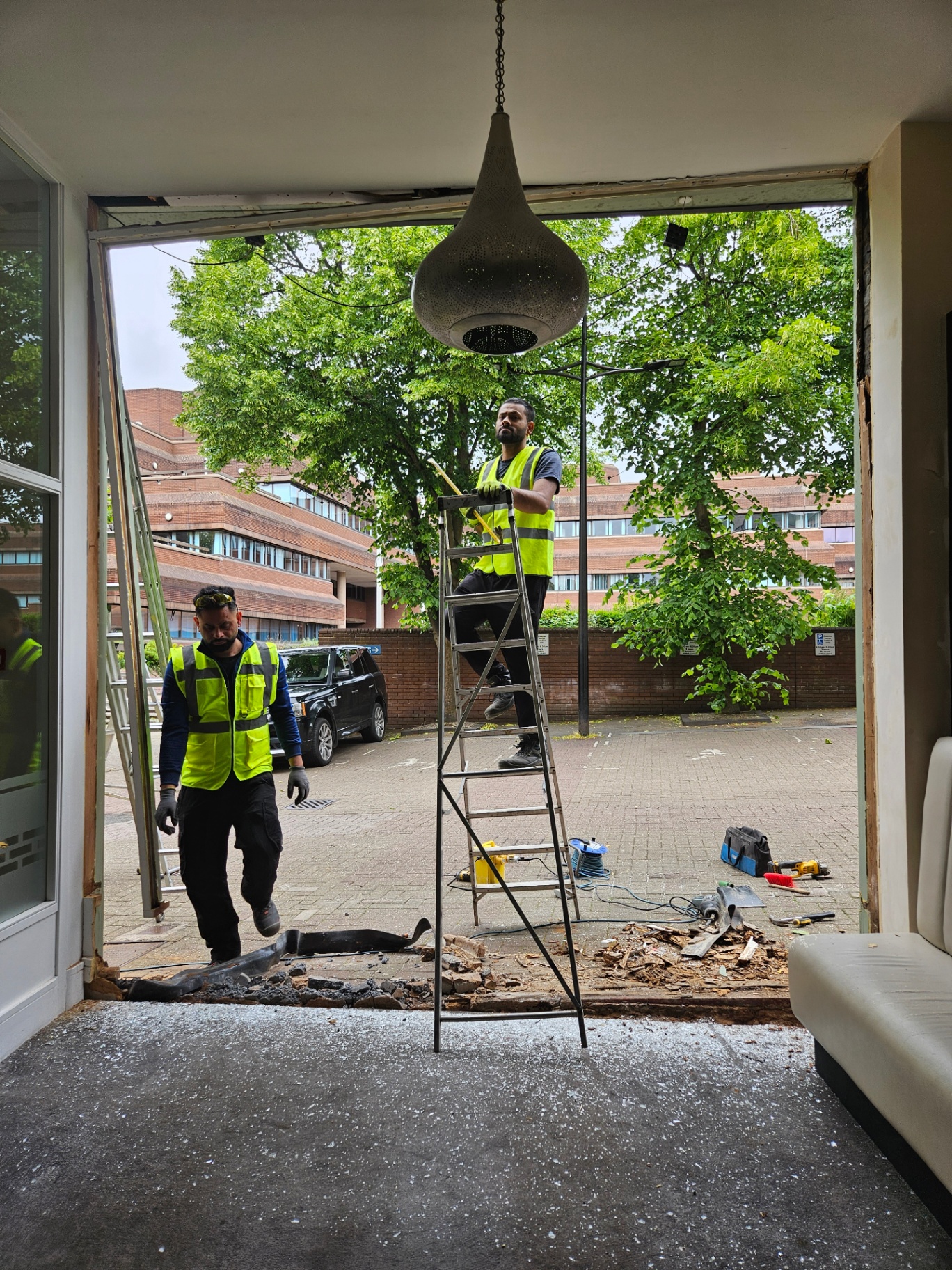 Bilash Wolverhampton — aluminium shopfront and entrance installation – Prestige Aluminium Systems